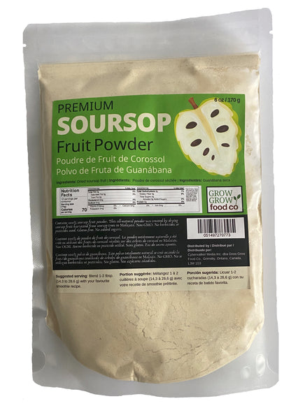 Soursop Fruit Powder - 4oz or 8 oz