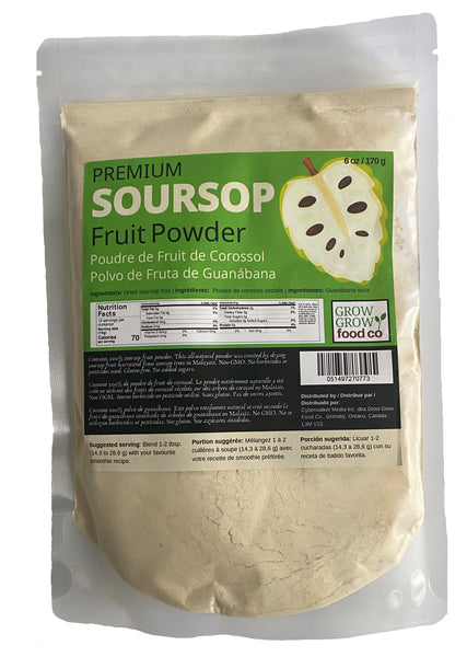 Soursop Fruit Powder - 4oz or 8 oz